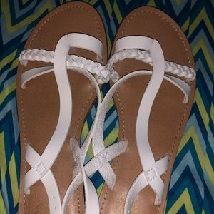 White Summer Sandals!